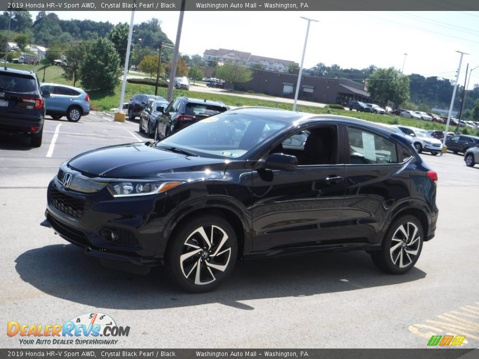 2019 Honda HR-V Sport AWD Crystal Black Pearl / Black Photo #5