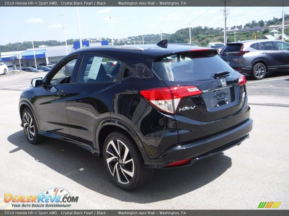 2019 Honda HR-V Sport AWD Crystal Black Pearl / Black Photo #6