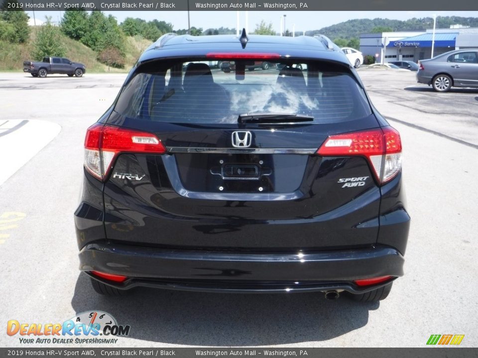 2019 Honda HR-V Sport AWD Crystal Black Pearl / Black Photo #7