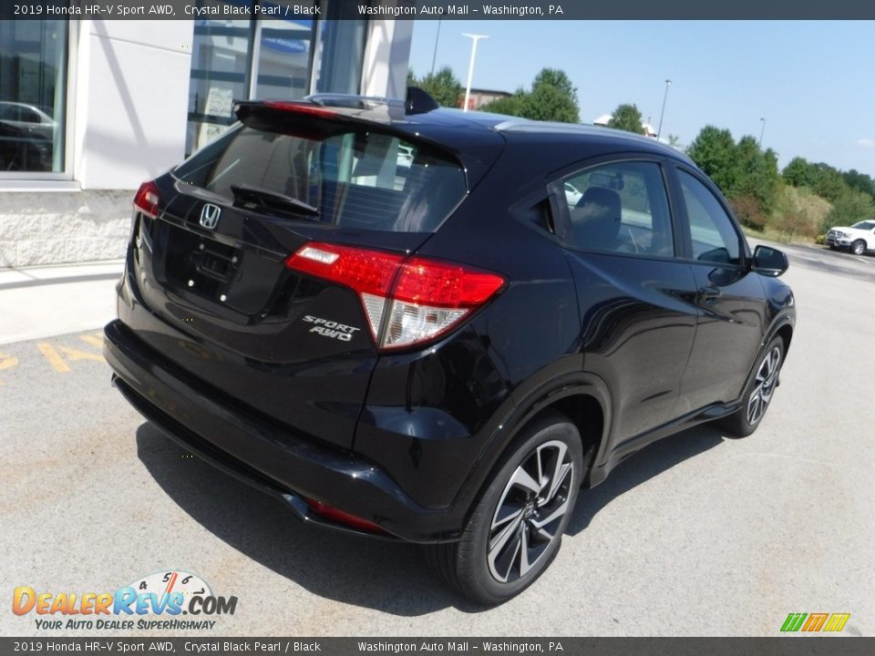 2019 Honda HR-V Sport AWD Crystal Black Pearl / Black Photo #8