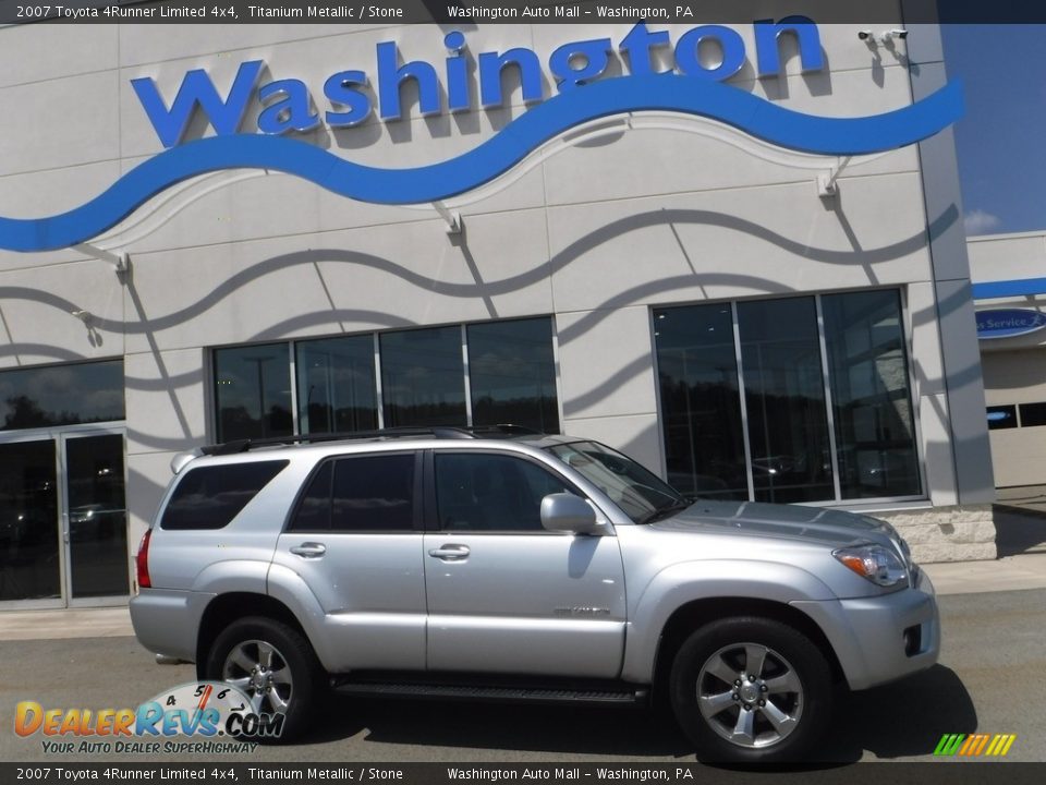 2007 Toyota 4Runner Limited 4x4 Titanium Metallic / Stone Photo #2