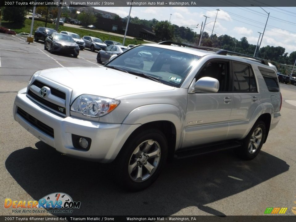 2007 Toyota 4Runner Limited 4x4 Titanium Metallic / Stone Photo #7