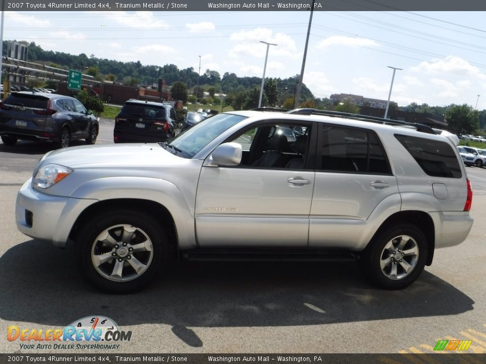 2007 Toyota 4Runner Limited 4x4 Titanium Metallic / Stone Photo #8