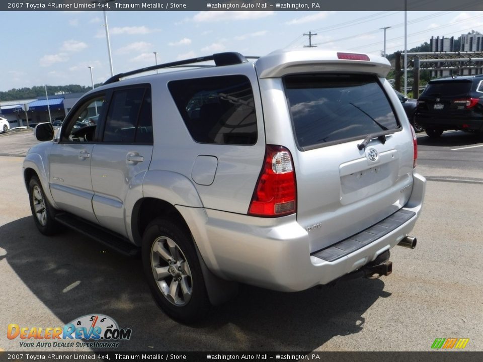 2007 Toyota 4Runner Limited 4x4 Titanium Metallic / Stone Photo #9