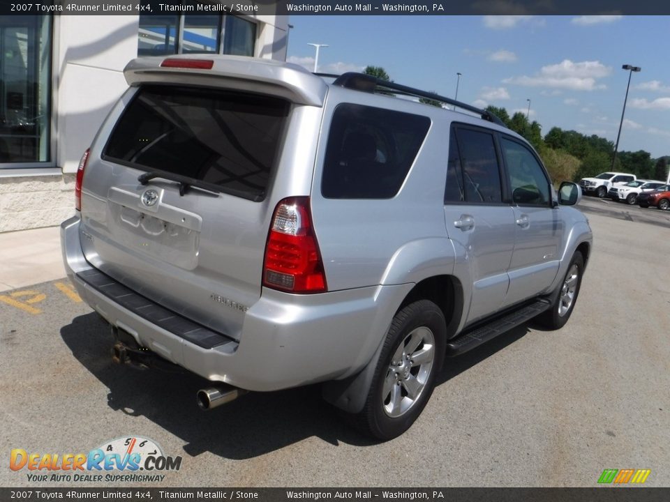 2007 Toyota 4Runner Limited 4x4 Titanium Metallic / Stone Photo #11