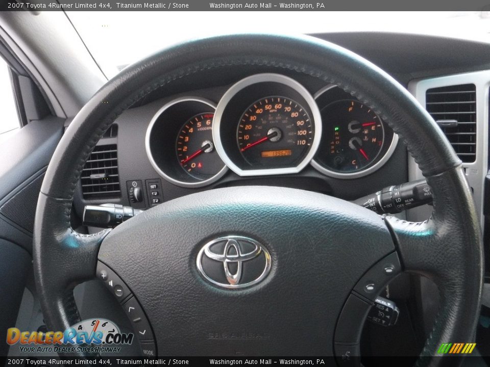 2007 Toyota 4Runner Limited 4x4 Titanium Metallic / Stone Photo #26