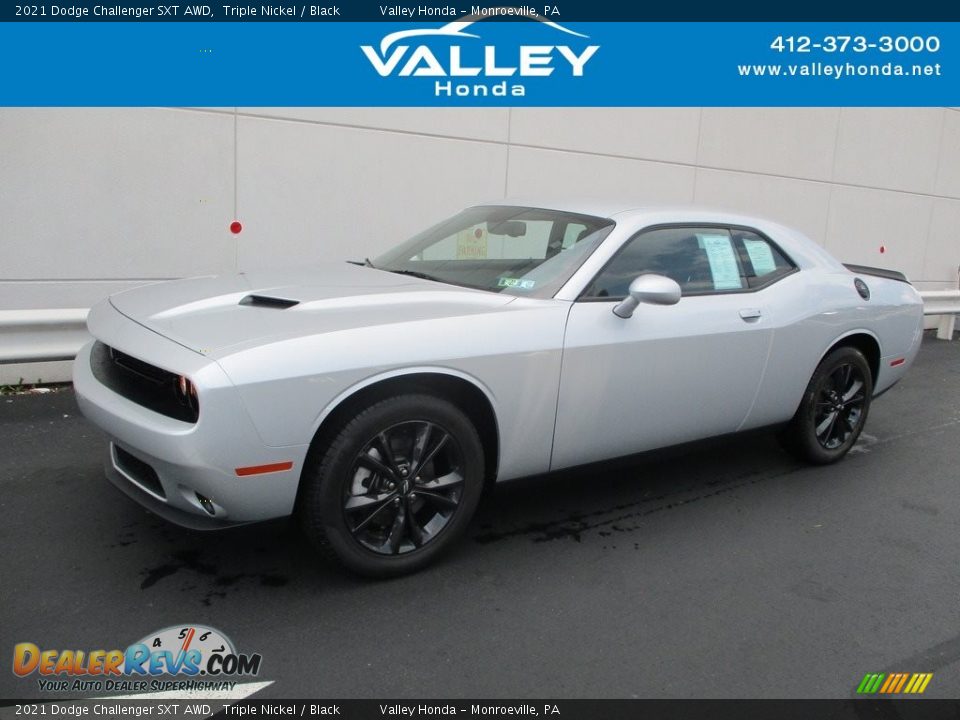 2021 Dodge Challenger SXT AWD Triple Nickel / Black Photo #1