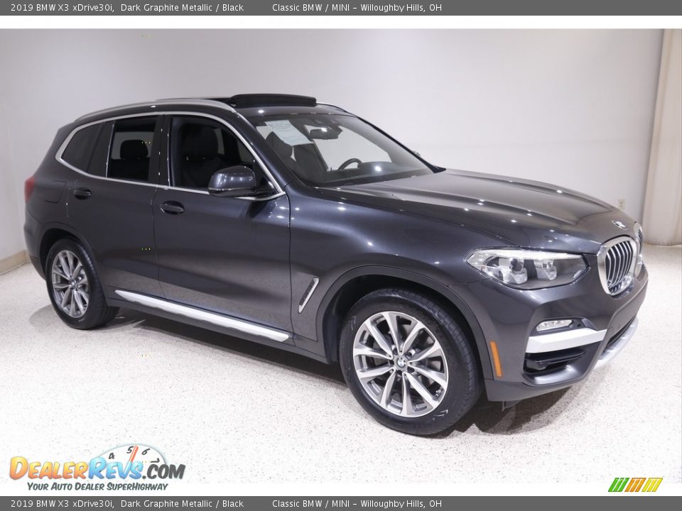 2019 BMW X3 xDrive30i Dark Graphite Metallic / Black Photo #1