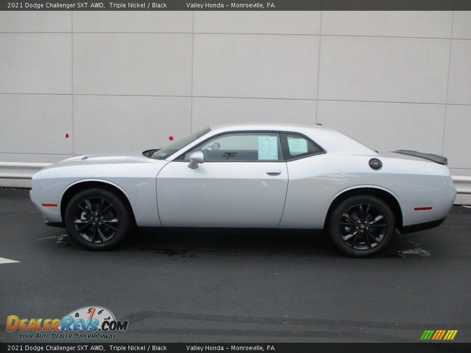 2021 Dodge Challenger SXT AWD Triple Nickel / Black Photo #2