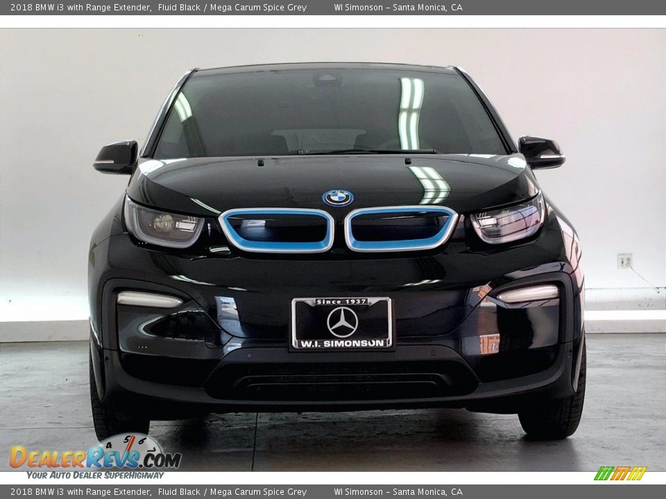 2018 BMW i3 with Range Extender Fluid Black / Mega Carum Spice Grey Photo #2