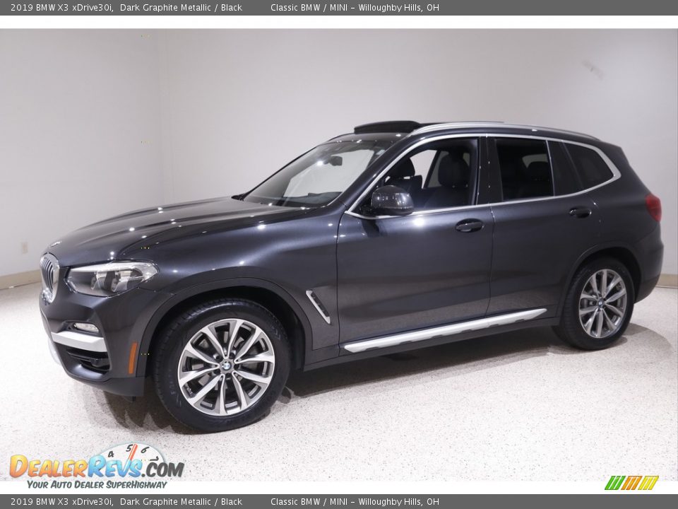 2019 BMW X3 xDrive30i Dark Graphite Metallic / Black Photo #3