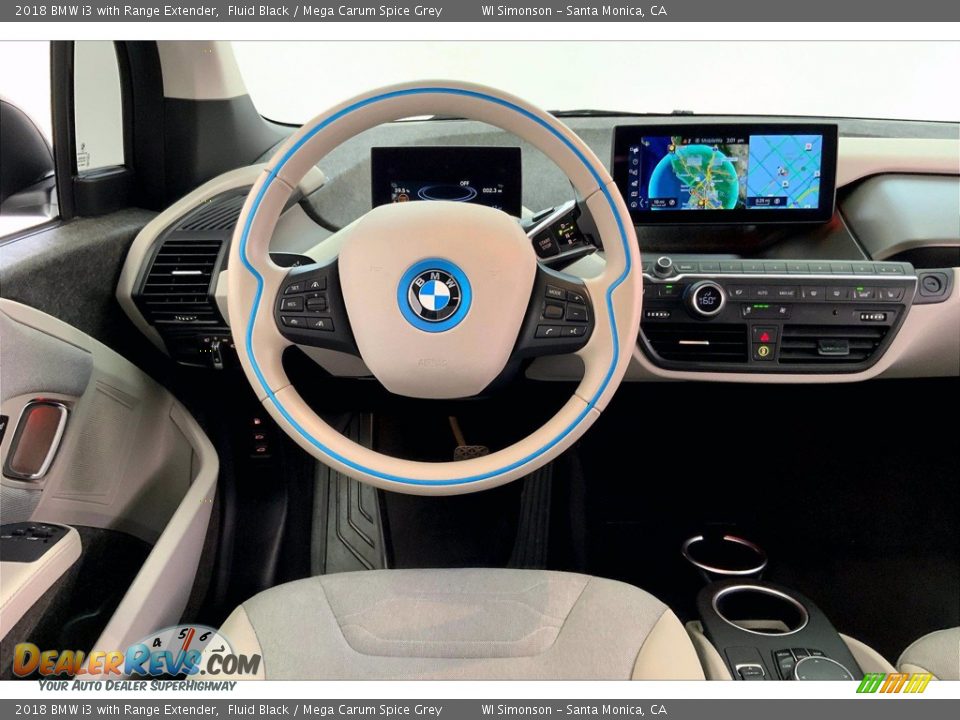 2018 BMW i3 with Range Extender Fluid Black / Mega Carum Spice Grey Photo #4