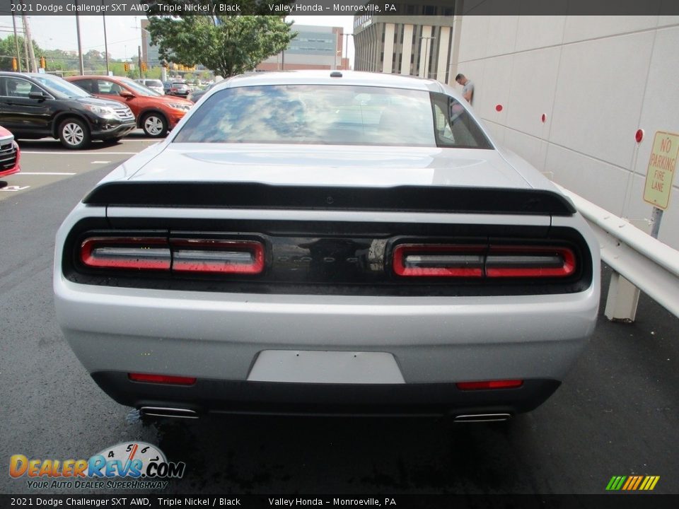 2021 Dodge Challenger SXT AWD Triple Nickel / Black Photo #4