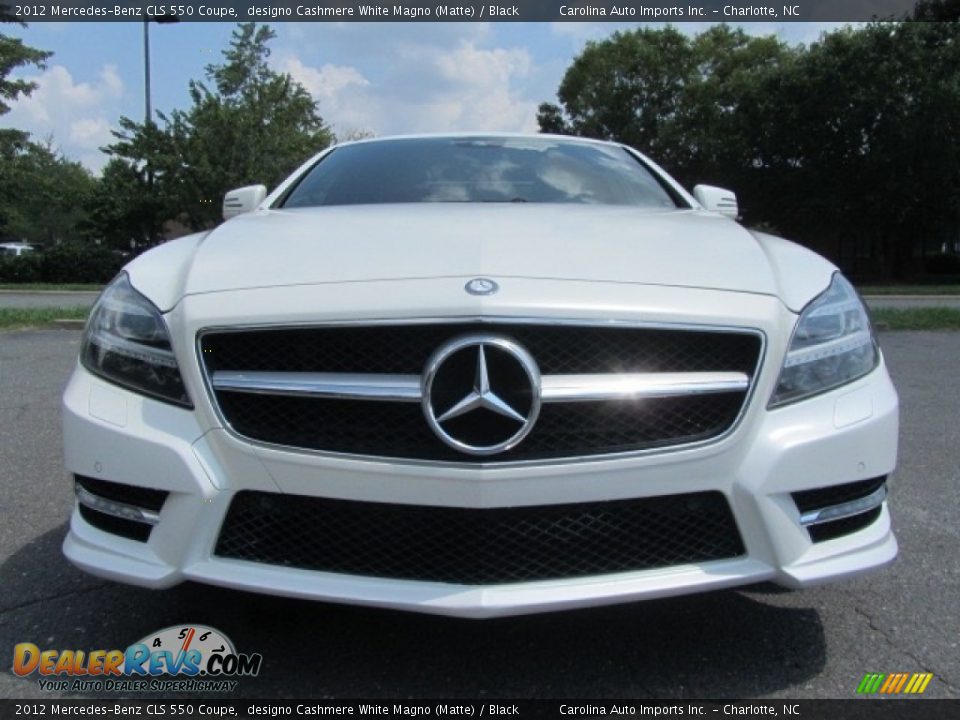 2012 Mercedes-Benz CLS 550 Coupe designo Cashmere White Magno (Matte) / Black Photo #4