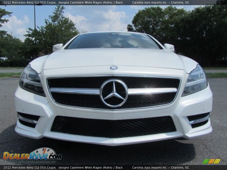 2012 Mercedes-Benz CLS 550 Coupe designo Cashmere White Magno (Matte) / Black Photo #4