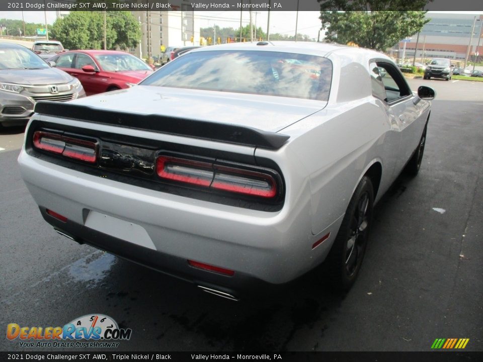 2021 Dodge Challenger SXT AWD Triple Nickel / Black Photo #5