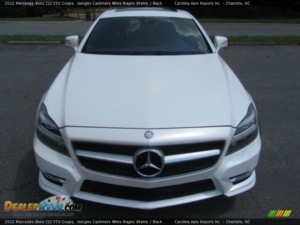 2012 Mercedes-Benz CLS 550 Coupe designo Cashmere White Magno (Matte) / Black Photo #5