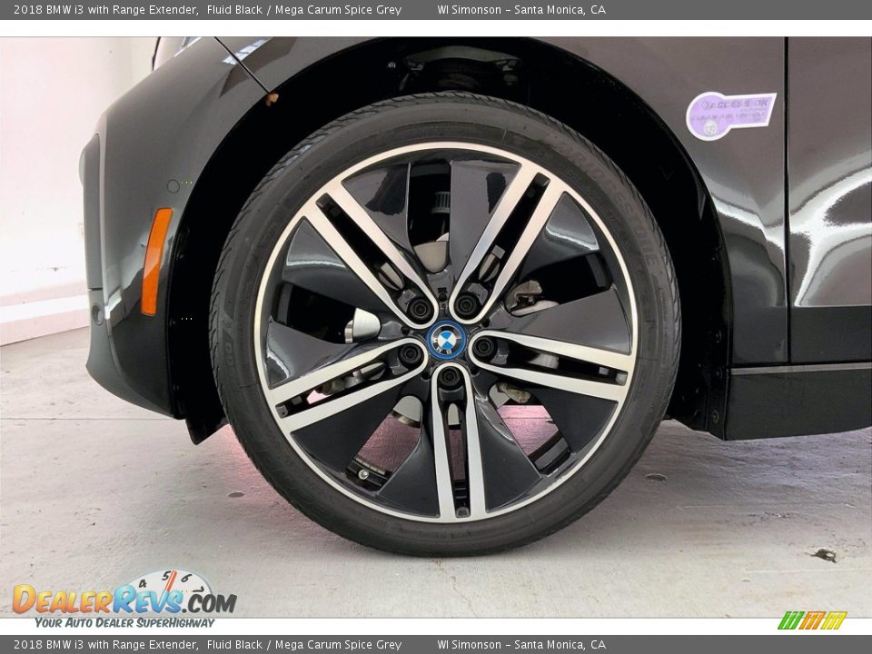 2018 BMW i3 with Range Extender Fluid Black / Mega Carum Spice Grey Photo #7