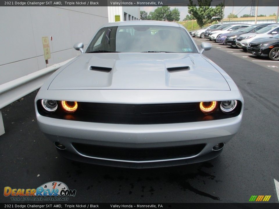 2021 Dodge Challenger SXT AWD Triple Nickel / Black Photo #8