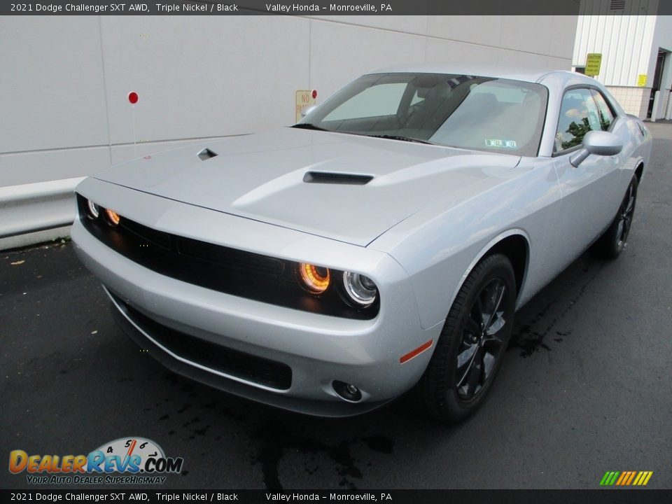 2021 Dodge Challenger SXT AWD Triple Nickel / Black Photo #9