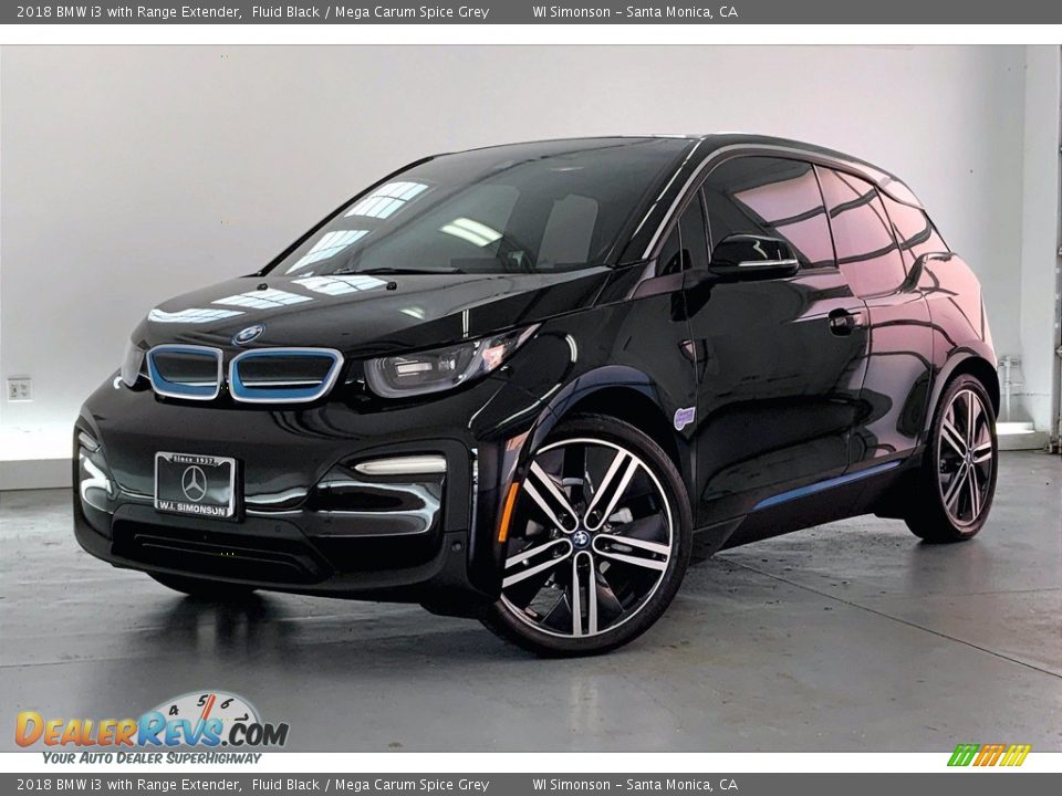 2018 BMW i3 with Range Extender Fluid Black / Mega Carum Spice Grey Photo #11