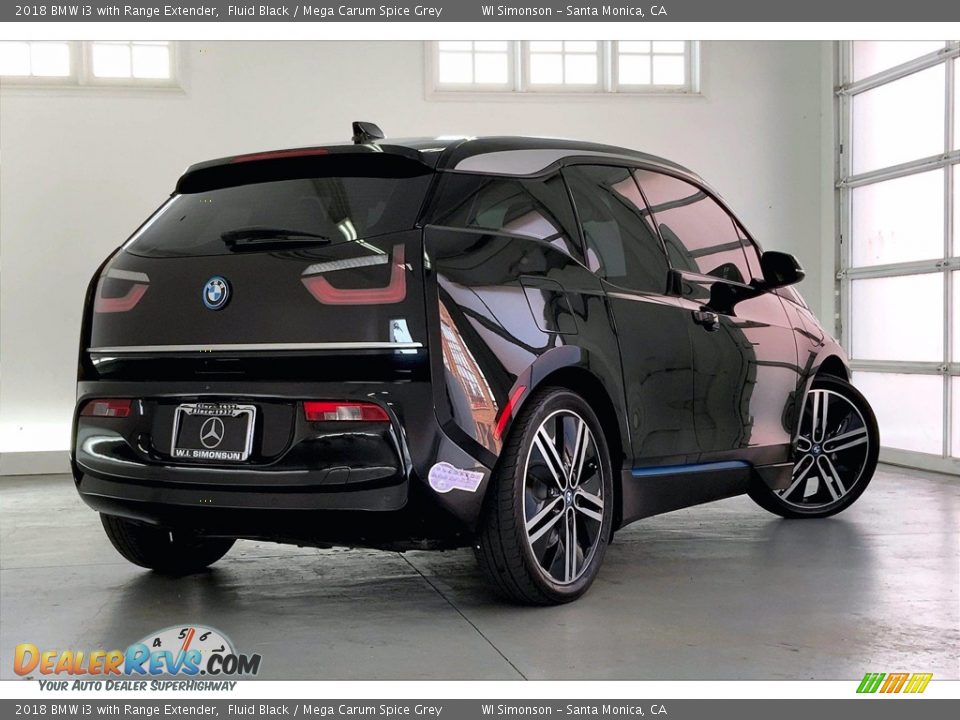 2018 BMW i3 with Range Extender Fluid Black / Mega Carum Spice Grey Photo #12