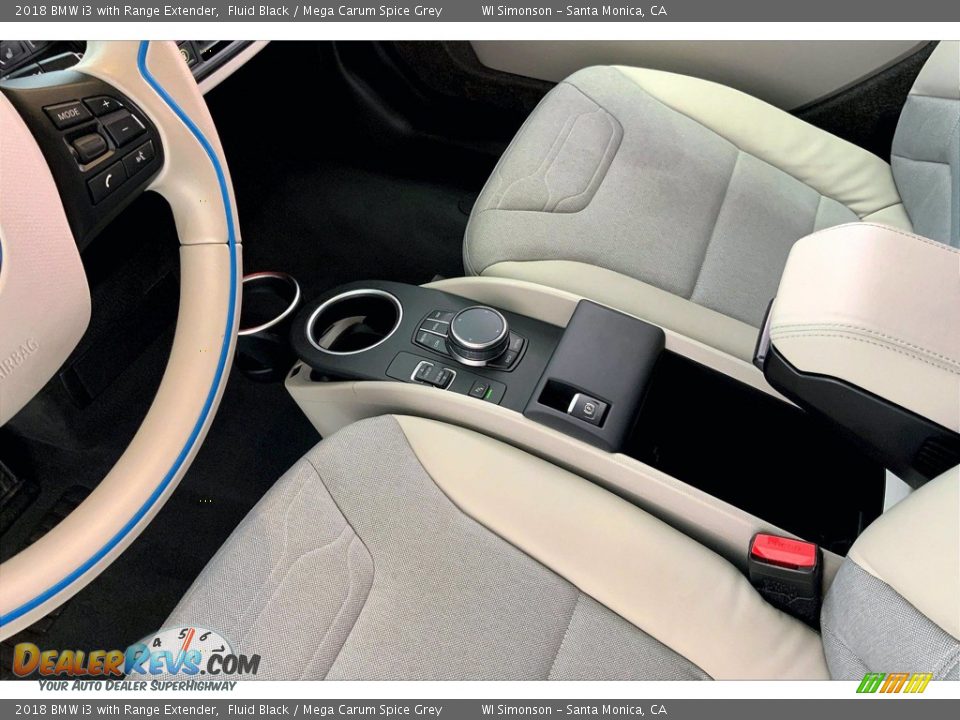 2018 BMW i3 with Range Extender Fluid Black / Mega Carum Spice Grey Photo #16