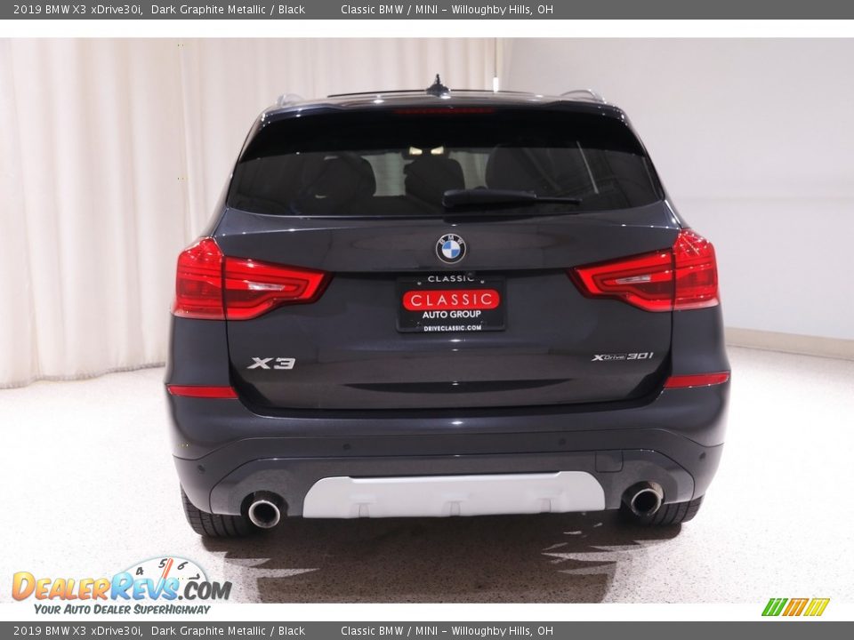 2019 BMW X3 xDrive30i Dark Graphite Metallic / Black Photo #21