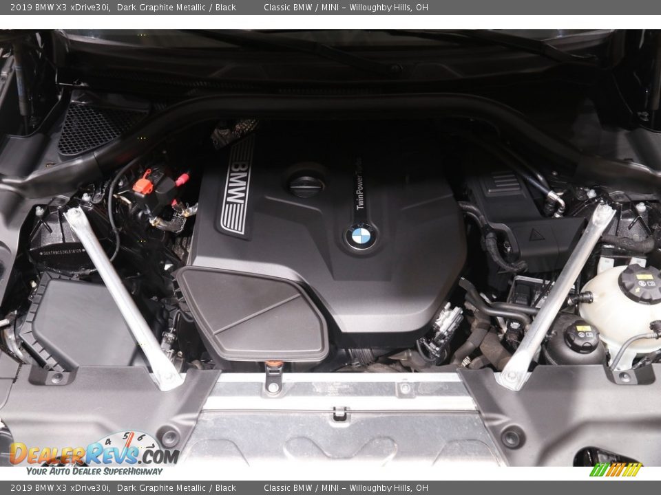2019 BMW X3 xDrive30i Dark Graphite Metallic / Black Photo #22
