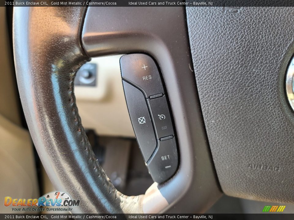 2011 Buick Enclave CXL Gold Mist Metallic / Cashmere/Cocoa Photo #21