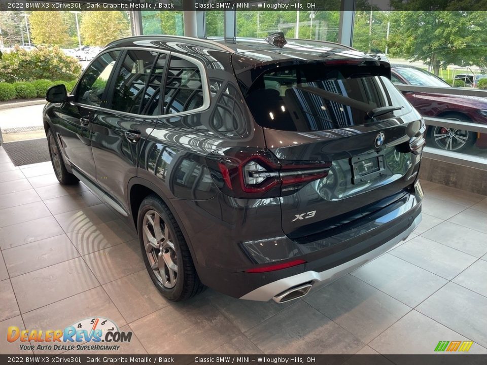 2022 BMW X3 xDrive30i Dark Graphite Metallic / Black Photo #2