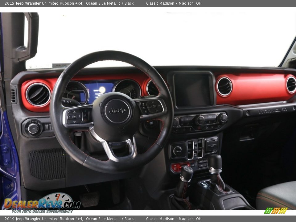2019 Jeep Wrangler Unlimited Rubicon 4x4 Ocean Blue Metallic / Black Photo #7