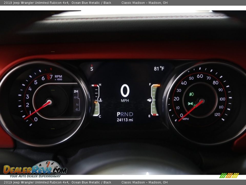 2019 Jeep Wrangler Unlimited Rubicon 4x4 Gauges Photo #9