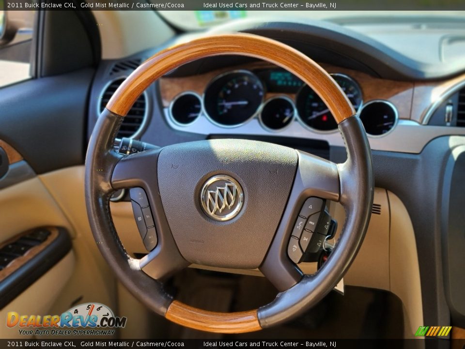 2011 Buick Enclave CXL Gold Mist Metallic / Cashmere/Cocoa Photo #26