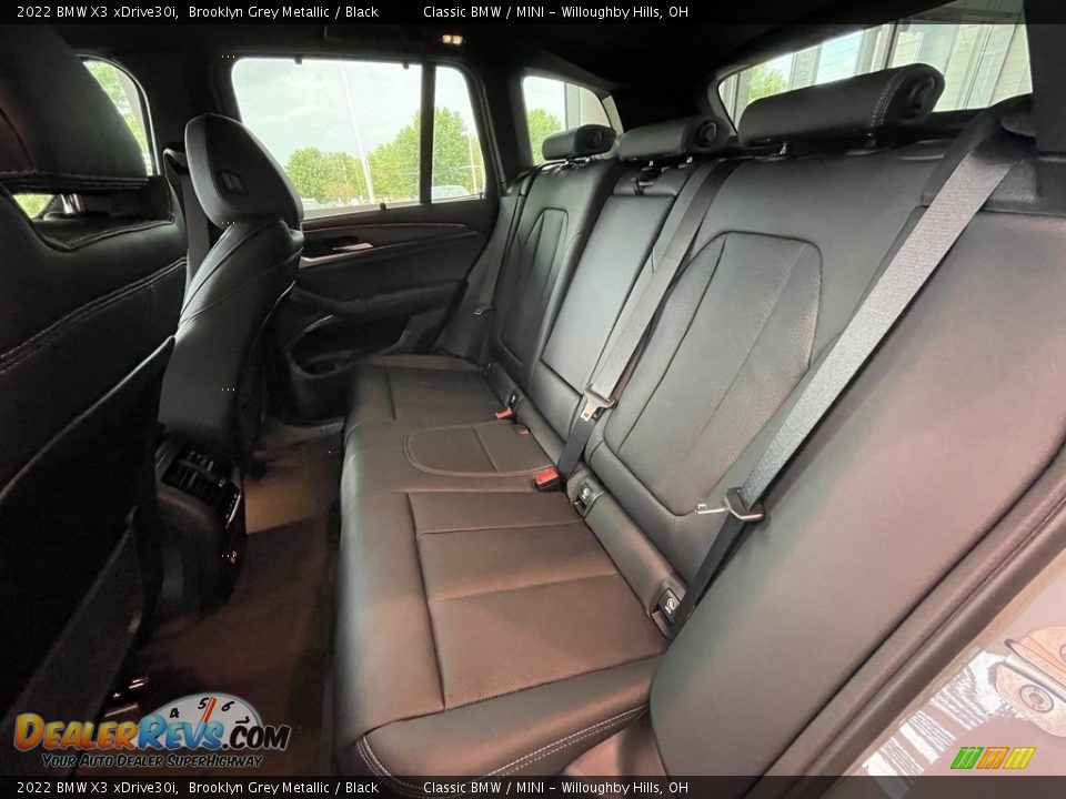 Rear Seat of 2022 BMW X3 xDrive30i Photo #4