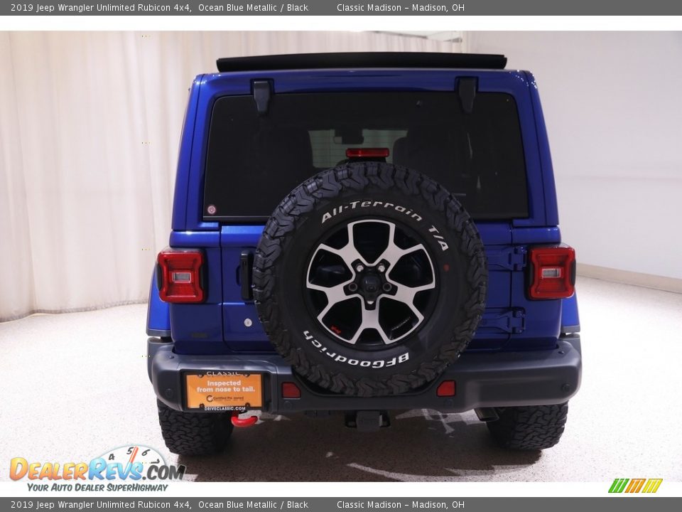 2019 Jeep Wrangler Unlimited Rubicon 4x4 Ocean Blue Metallic / Black Photo #21