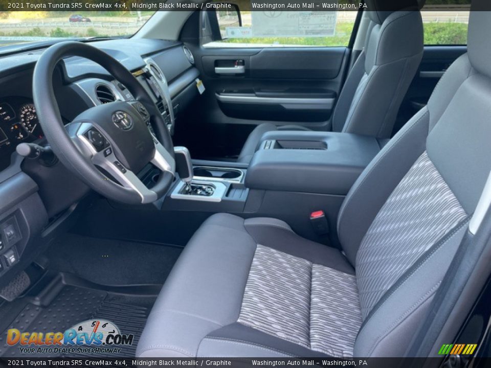2021 Toyota Tundra SR5 CrewMax 4x4 Midnight Black Metallic / Graphite Photo #4