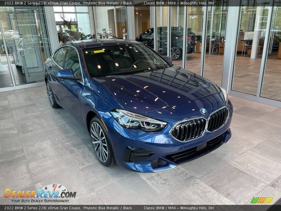 2022 BMW 2 Series 228i xDrive Gran Coupe Phytonic Blue Metallic / Black Photo #1