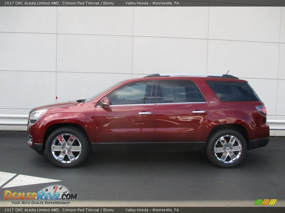 2017 GMC Acadia Limited AWD Crimson Red Tintcoat / Ebony Photo #2