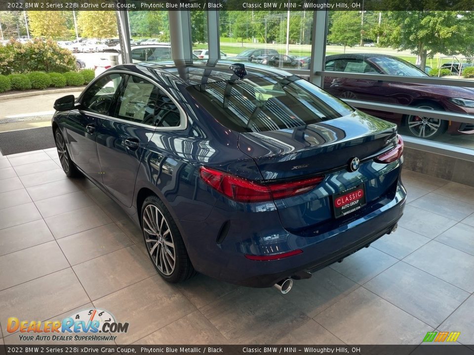 2022 BMW 2 Series 228i xDrive Gran Coupe Phytonic Blue Metallic / Black Photo #2