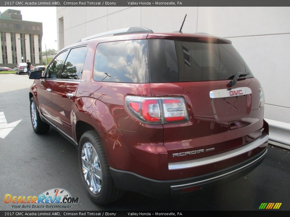 2017 GMC Acadia Limited AWD Crimson Red Tintcoat / Ebony Photo #3