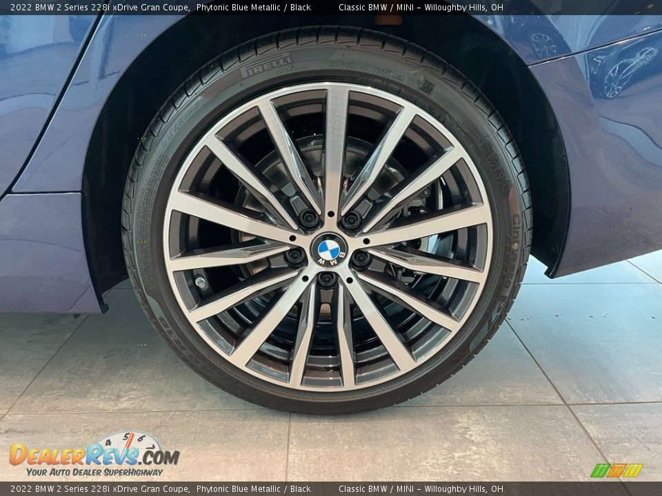 2022 BMW 2 Series 228i xDrive Gran Coupe Phytonic Blue Metallic / Black Photo #3