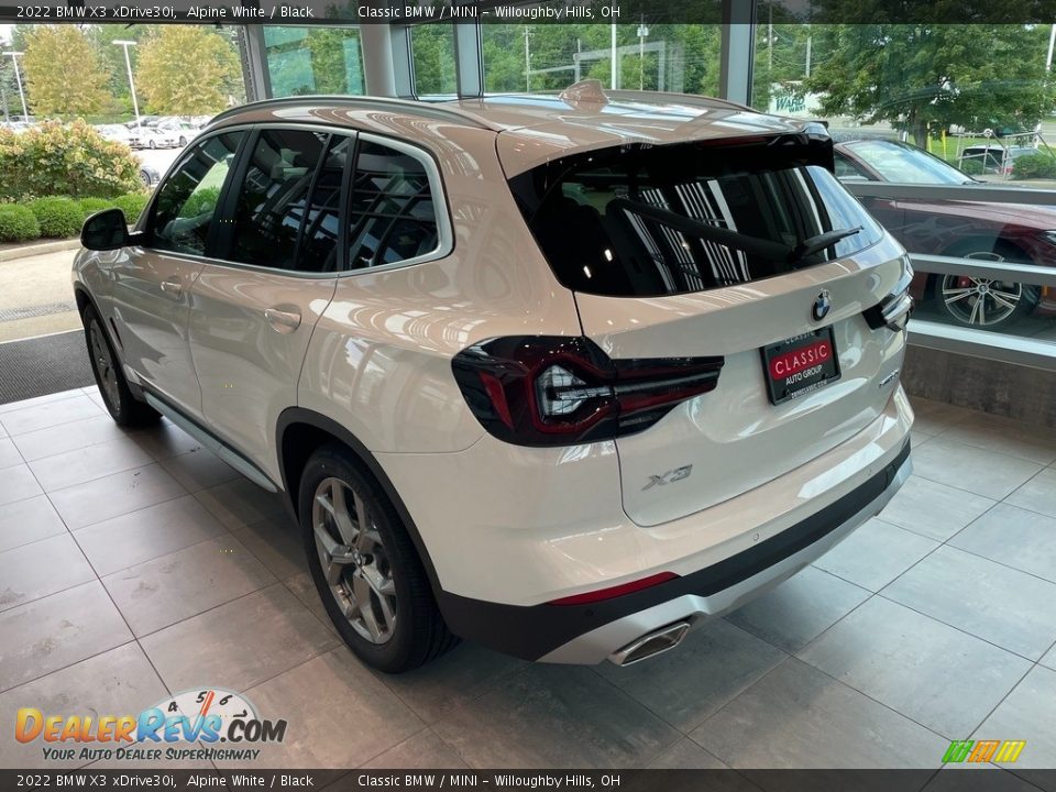 2022 BMW X3 xDrive30i Alpine White / Black Photo #2