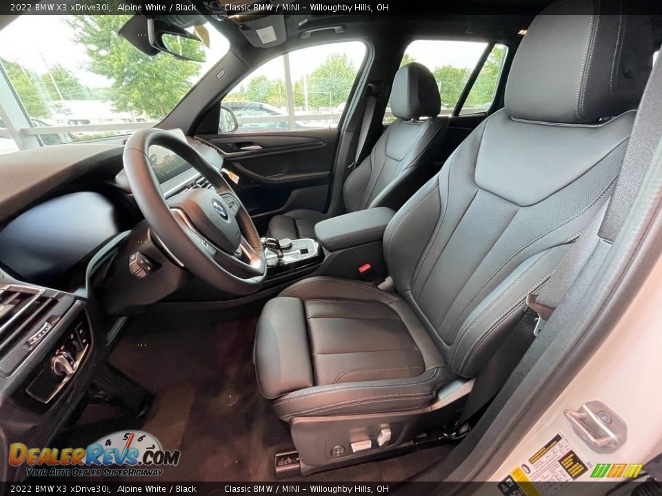 Front Seat of 2022 BMW X3 xDrive30i Photo #4