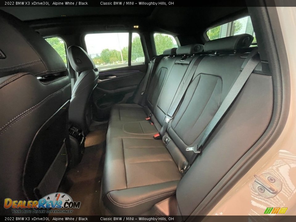 Rear Seat of 2022 BMW X3 xDrive30i Photo #5