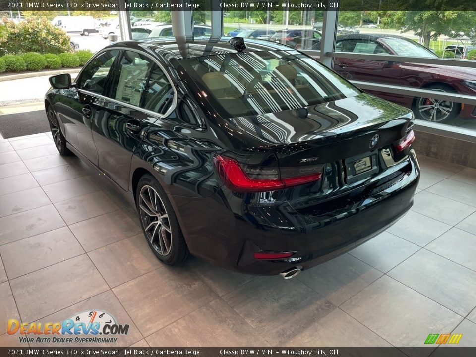 2021 BMW 3 Series 330i xDrive Sedan Jet Black / Canberra Beige Photo #2