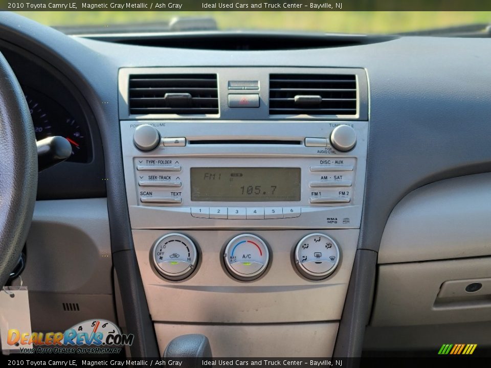 2010 Toyota Camry LE Magnetic Gray Metallic / Ash Gray Photo #21