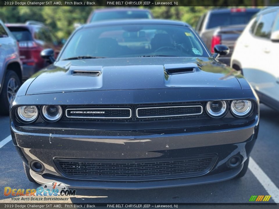 2019 Dodge Challenger SXT AWD Pitch Black / Black Photo #2