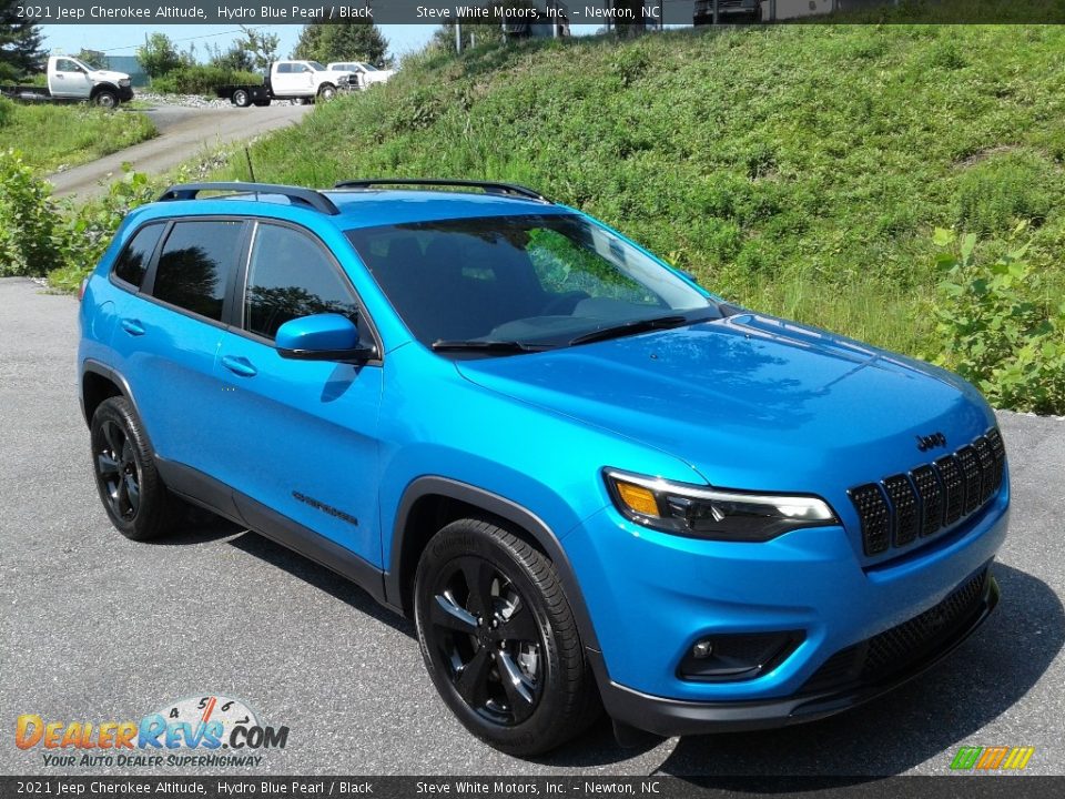 2021 Jeep Cherokee Altitude Hydro Blue Pearl / Black Photo #4