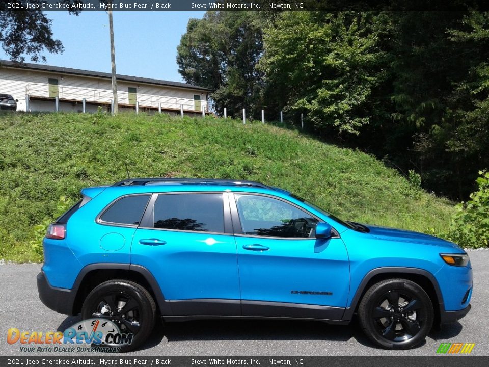 2021 Jeep Cherokee Altitude Hydro Blue Pearl / Black Photo #5